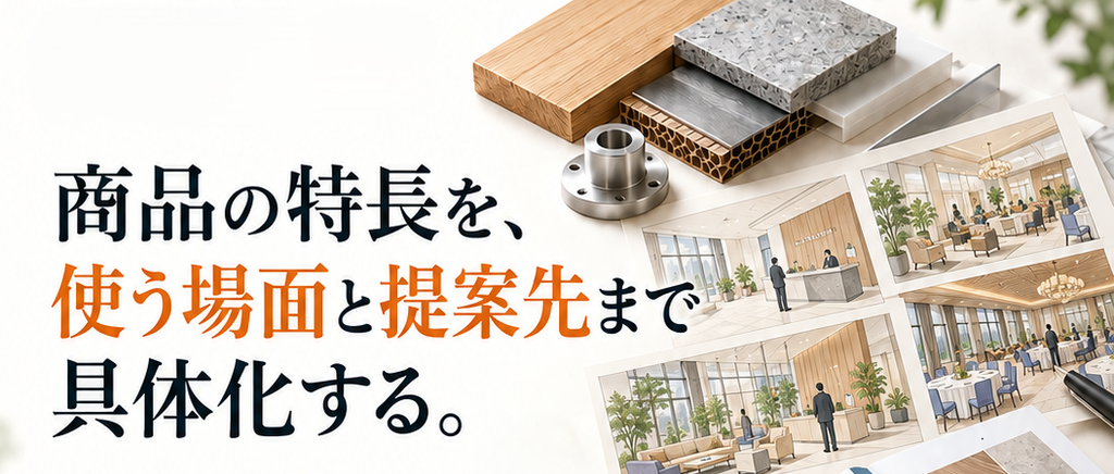 技術・製品の販路開拓支援のイメージ